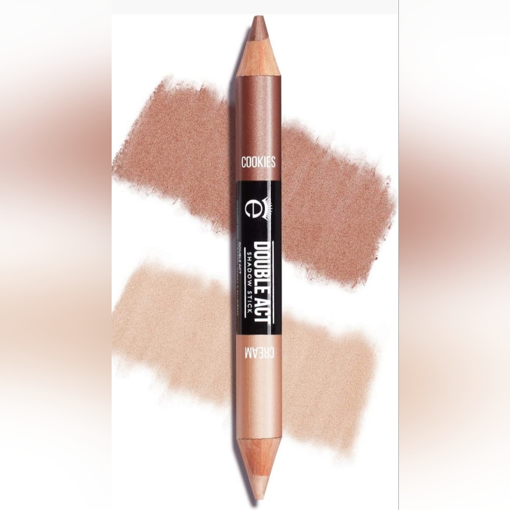 •Brand New• Eyeko Double Act Shadow Stick with Sharpener in Cookies and Cream